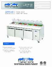 arctic-air-app94r-refrigerated-counter-pizza-prep-table-specsheet-250226cvced5.pdf