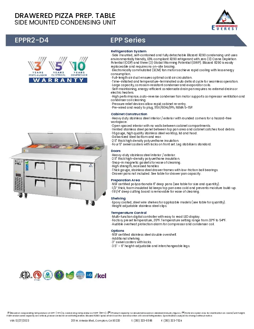 everest-refrigeration-eppr2-d4-refrigerated-counter-pizza-prep-table-115v-7-260726lngj2q.pdf