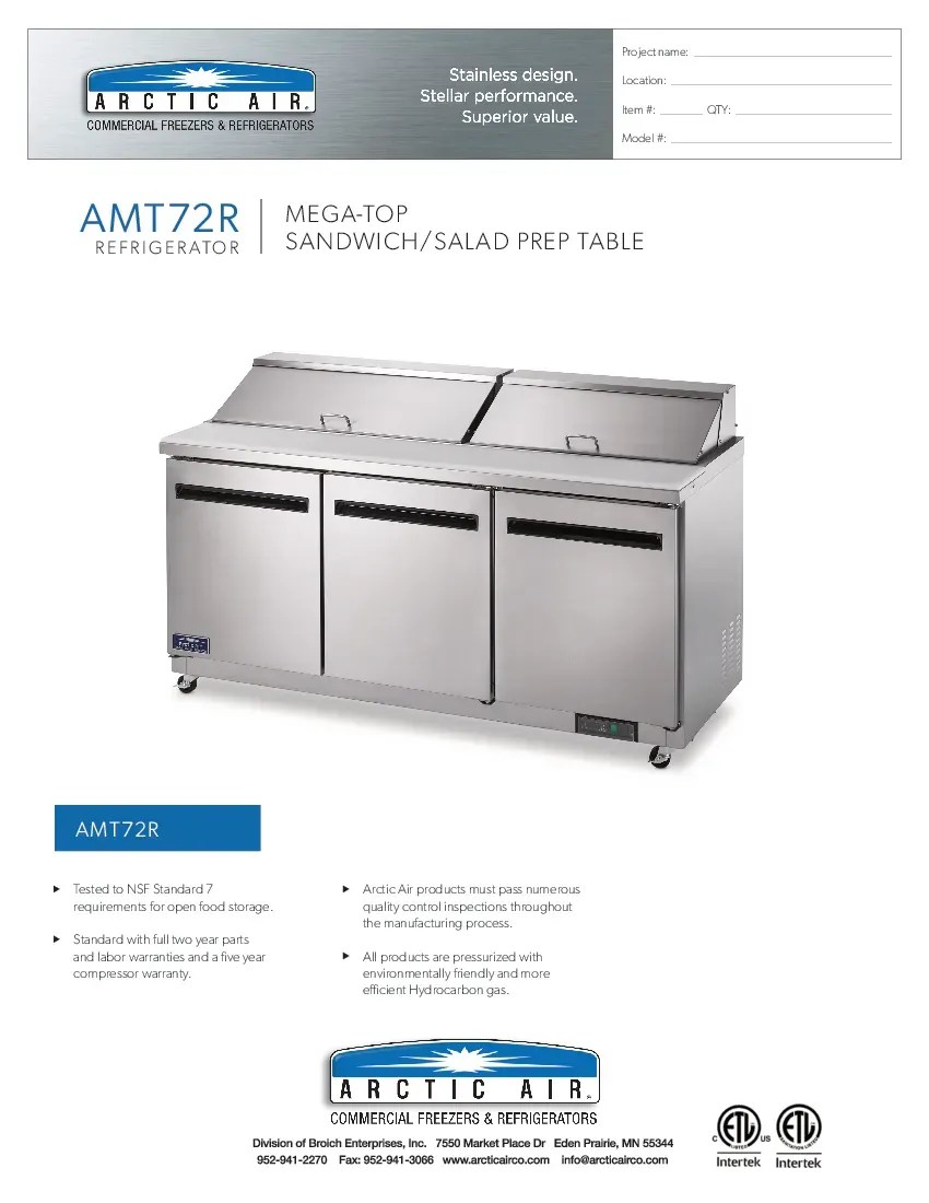 arctic-air-amt72r-refrigerated-counter-mega-top-sandwich-salad-unit-115v-72-260726hy72x4.pdf