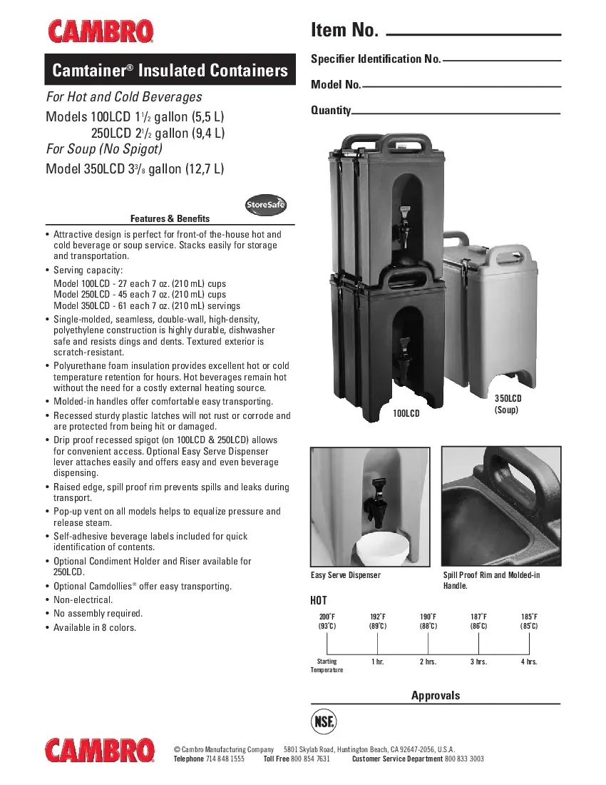 cambro-250lcd110-insulated-beverage-servers-2-5-gallon-specsheet-260726dysj2r.pdf