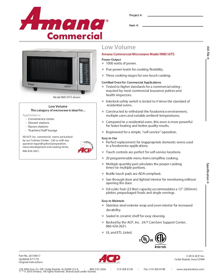 acp-amana-commercial-rms10tsa-microwave-oven-120v-1000-watts-specsheet-260726u5ifp9.pdf