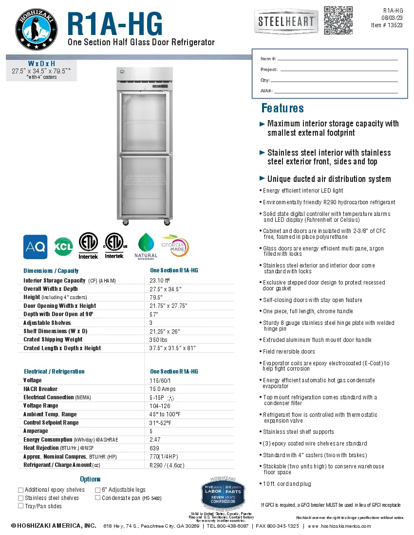 hoshizaki-r1a-hg-refrigerator-reach-in-one-section-self-contained-hinged-gl-260726f1ybqw.pdf
