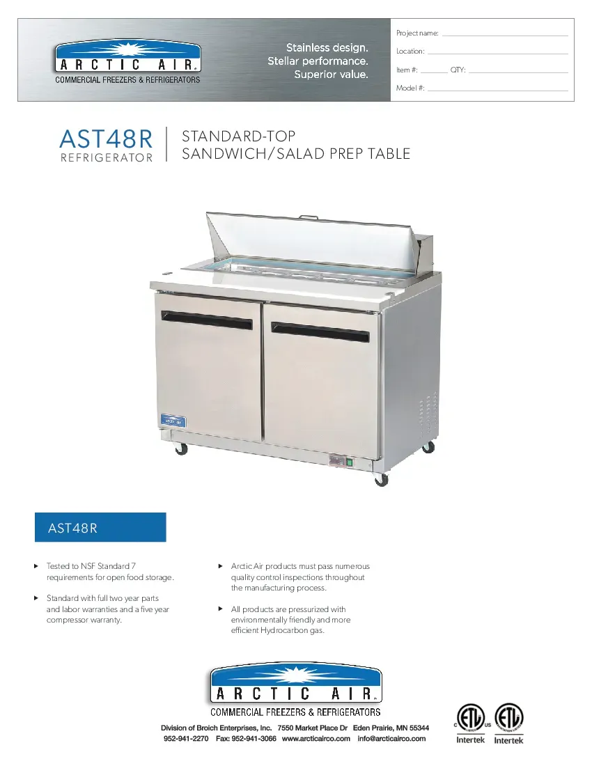 arctic-air-ast48r-refrigerated-counter-sandwich-salad-unit-115v-48-25-w-2-d-26072612g42t.pdf
