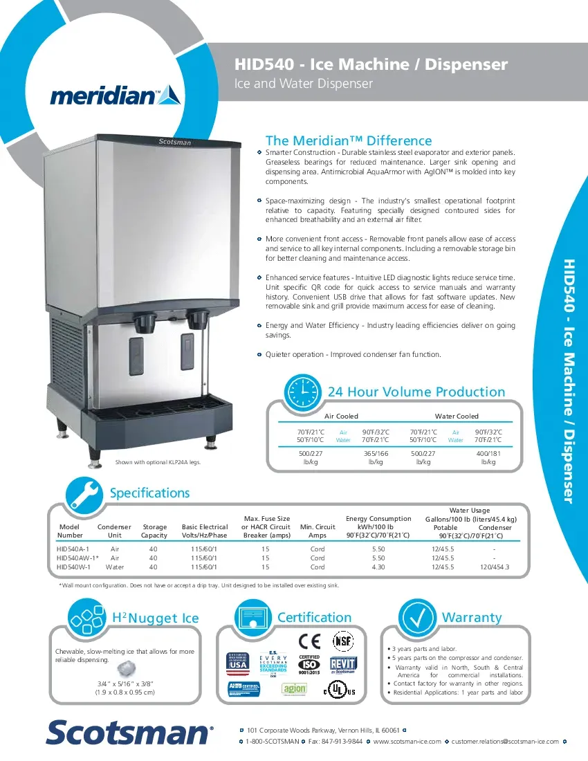 scotsman-hid540ax-1-ice-maker-dispenser-nugget-style-115v-specsheet-260726a3oh8m.pdf