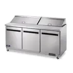 Arctic Air , AMT72R, Refrigerated Counter, Mega Top Sandwich / Salad Unit