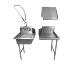 BK Resources BKDTK-72-R-G, Dishtable Package