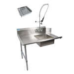 BK Resources , BKSDT-36-L-P3-G, Dishtable, Soiled