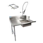 BK Resources , BKSDT-48-L-P2-G, Dishtable, Soiled
