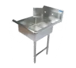 BK Resources BKSDT-60-R-SS, Dishtable, Soiled