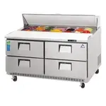 Everest Refrigeration EPBNR2-D4, Refrigerated Counter, Sandwich / Salad Unit
