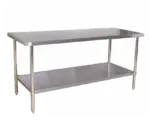 Klingers Trading AST3084, Work Table,  73" - 84", Stainless Steel Top