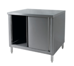 Klingers Trading , CB3072, Work Table, Cabinet Base Sliding Doors