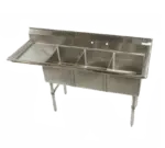 Klingers Trading ECS3DL24, Sink, (3) Three Compartment