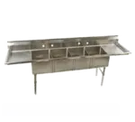 Klingers Trading ECS42D, Sink, (4) Four Compartment