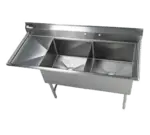 Klingers Trading EIT2DL, Sink, (2) Two Compartment