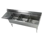 Klingers Trading EIT3DL, Sink, (3) Three Compartment
