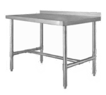 Klingers Trading , HBST3060, Work Table,  54" - 62", Stainless Steel Top