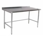 Klingers Trading NBSG1872, Work Table,  63" - 72", Stainless Steel Top