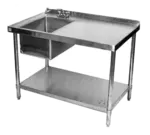 Klingers Trading STB2472BL, Work Table, with Prep Sink(s)