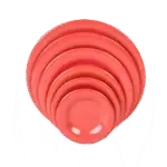 Thunder Group CR009RD, Plate, Plastic